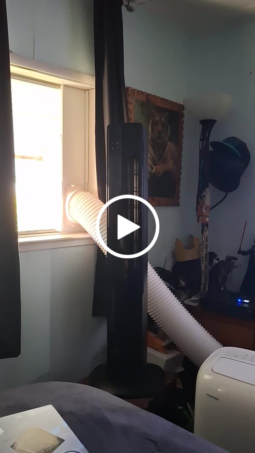 Customer video review of DELLA 42" Ultra Quiet Smart Tower Fan with Voice/APP/Remote Control