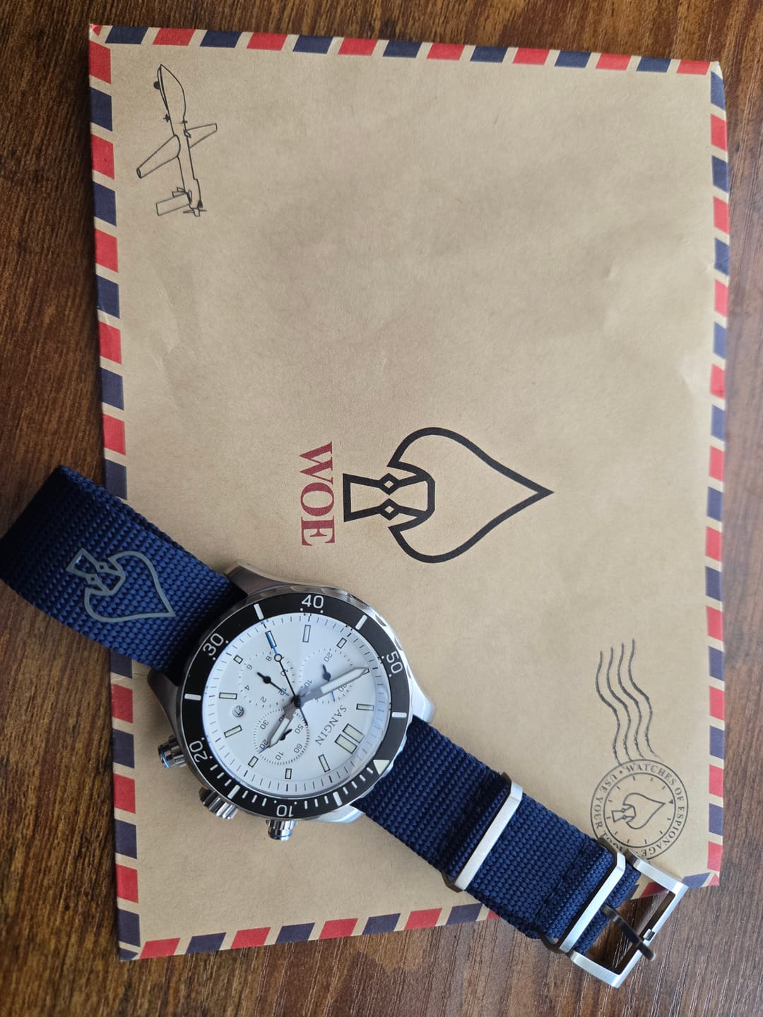 Customer photo review of NOFORN Single-Pass Watch Strap