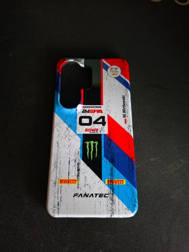 Kundenbewertung mit Foto zu WRT M4 GT3 24h Spa 2024 Livery - Individuelle Premium Hülle für Samsung