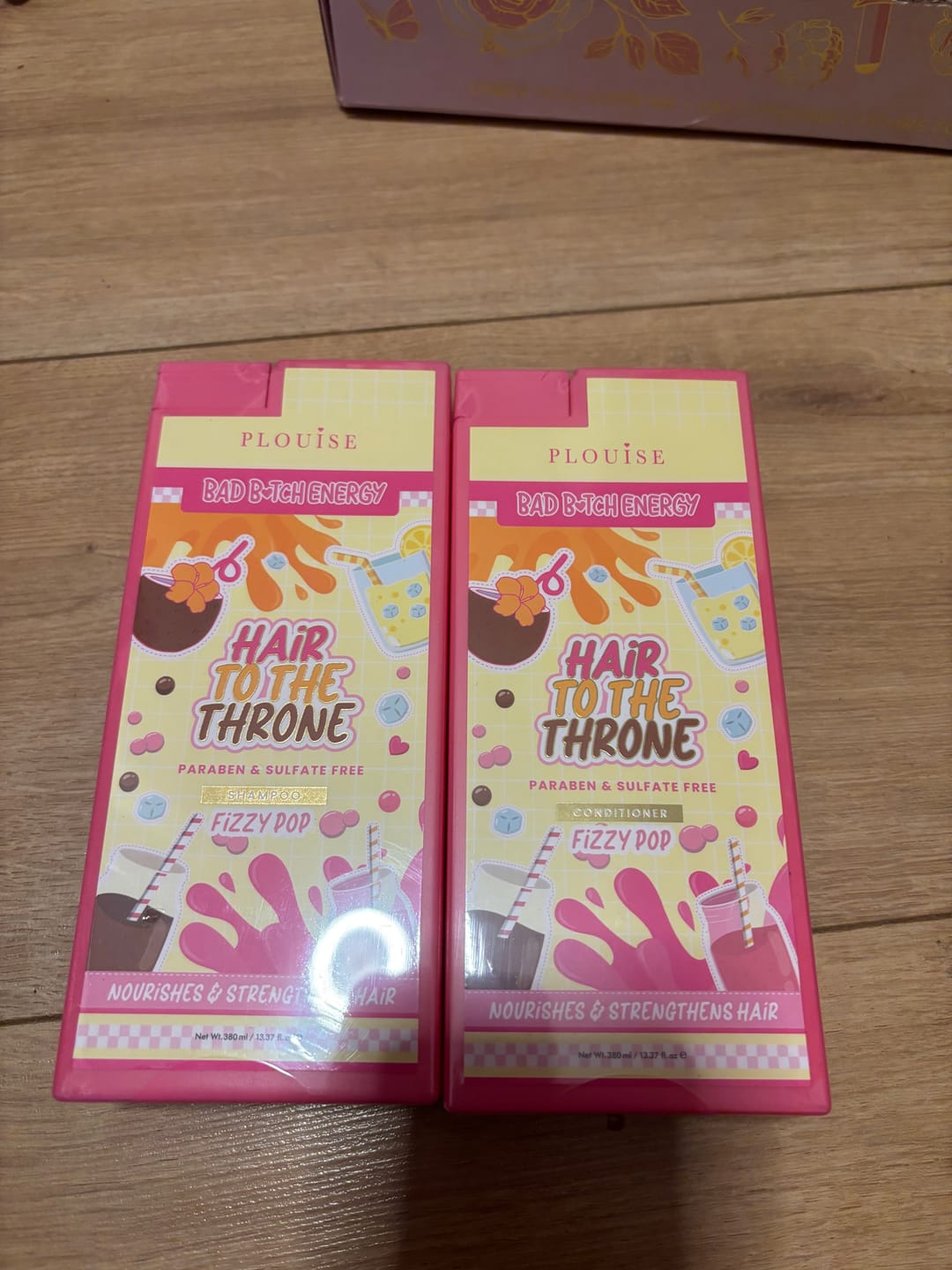 Customer photo review of Hair To The Throne Shampoo & Conditioner Bundle