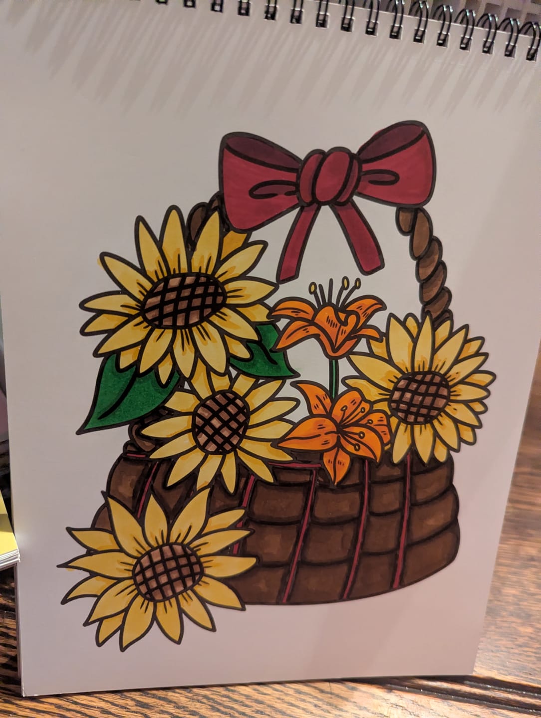 Customer photo review of Ohuhu Double-Sided Bleedproof Coloring Book