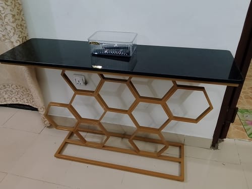 Customer photo review of Console Table Entryway Table Hallway Table - 1410