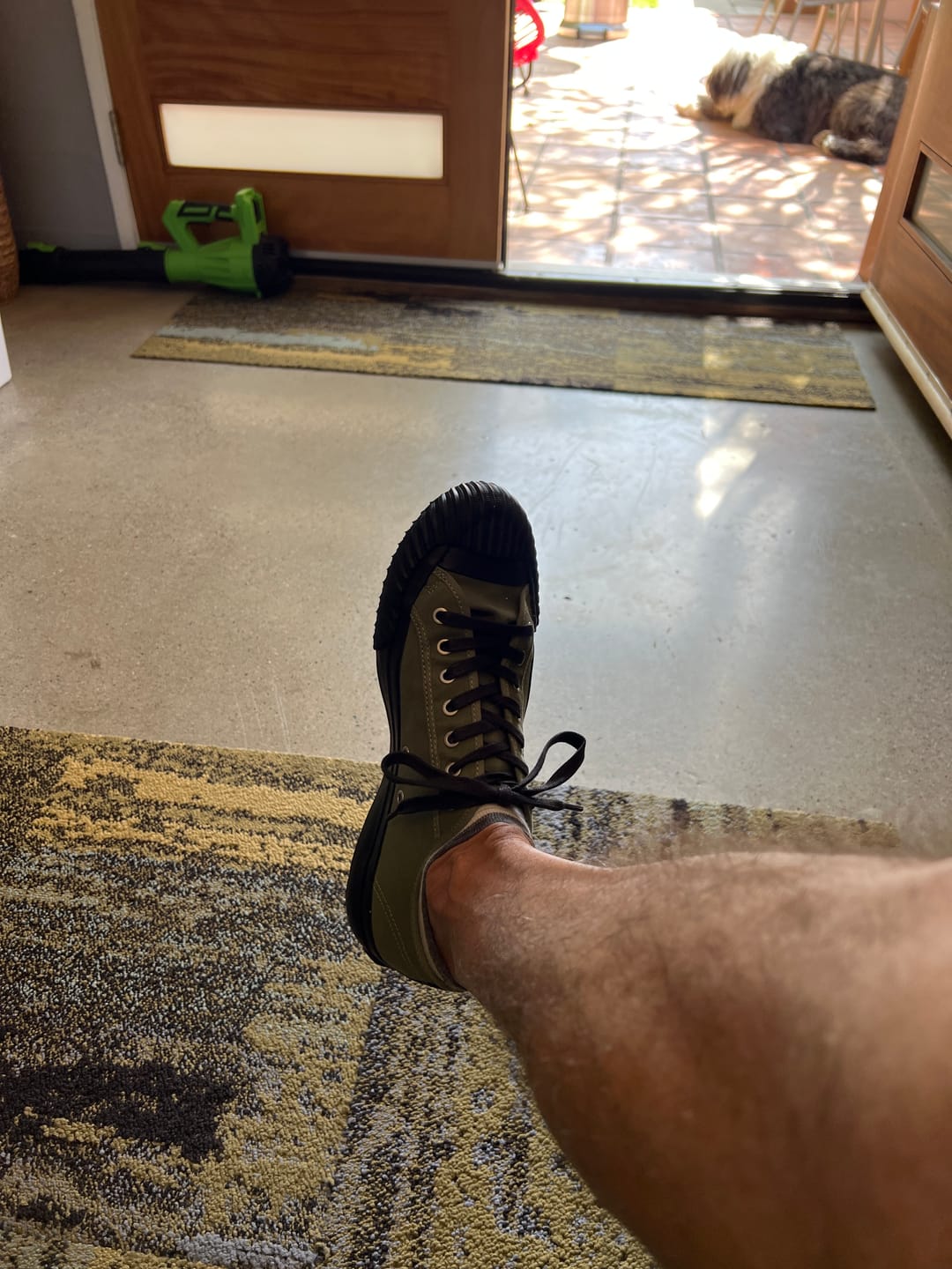 Customer photo review of Grounder Low-Top Olive/Black