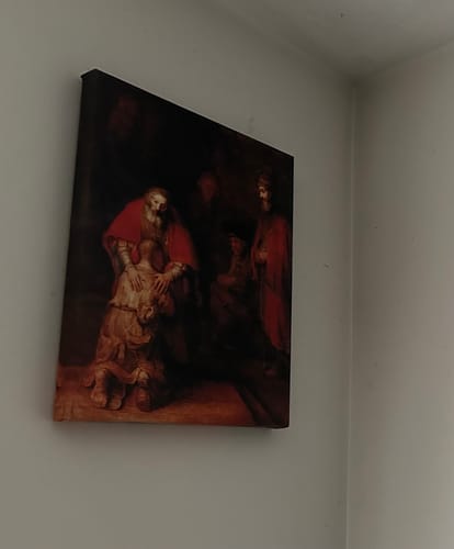 Customer photo review of The Return of the Prodigal Son, 1669 by Rembrandt