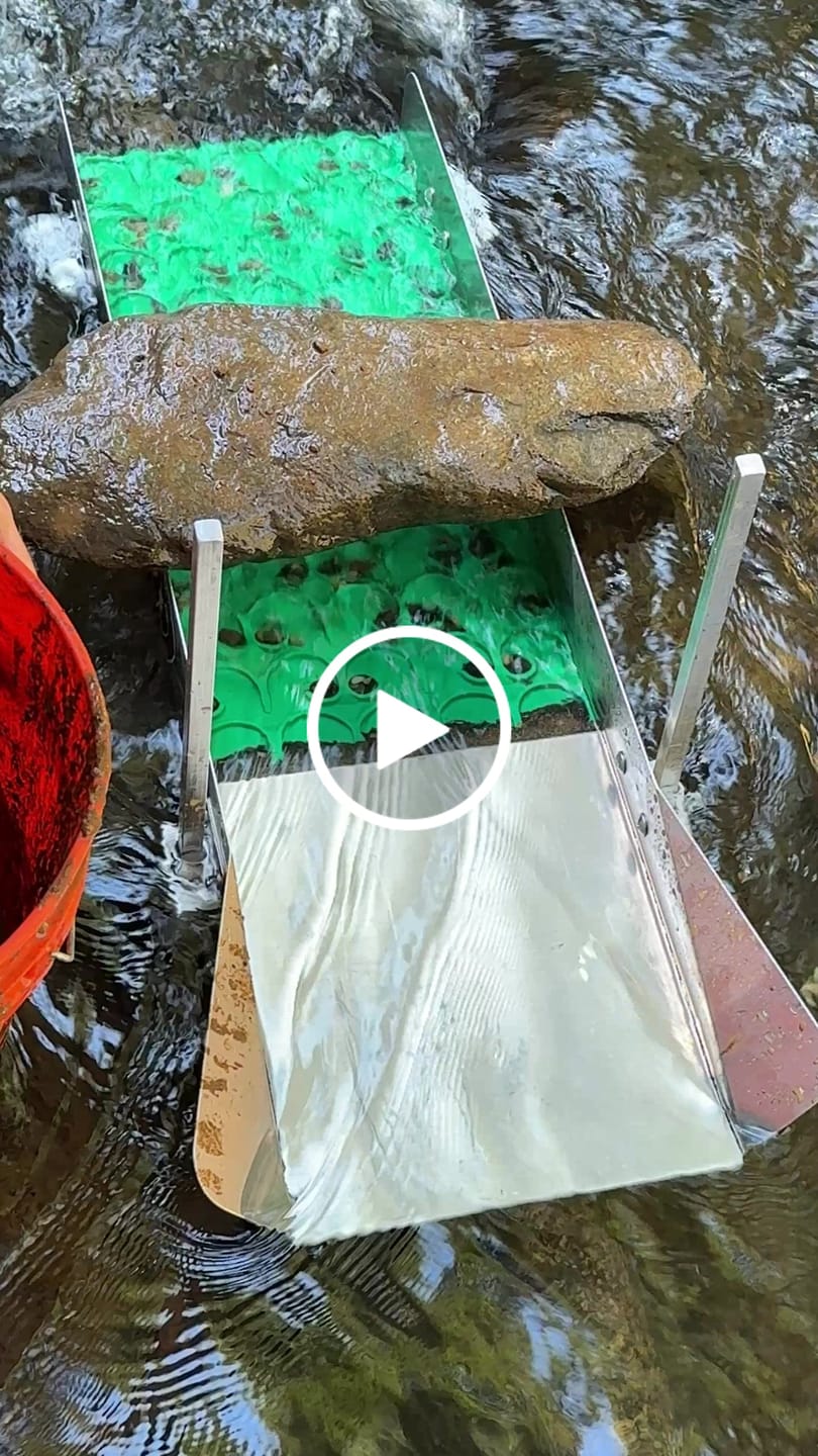 Customer video review of 10X35 Sluice Box with Dream Mat | Gold Prospecting Equipment