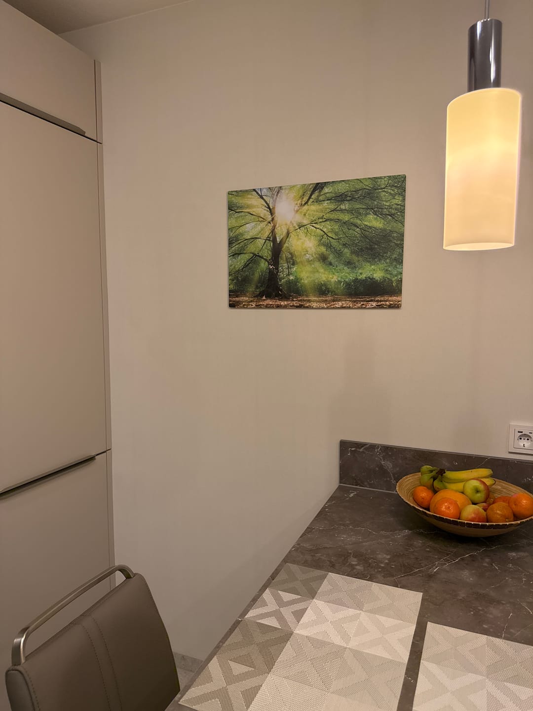 Customer photo review of Magnettafel Pinnwand Magnetwand Natur Baum Lichtung