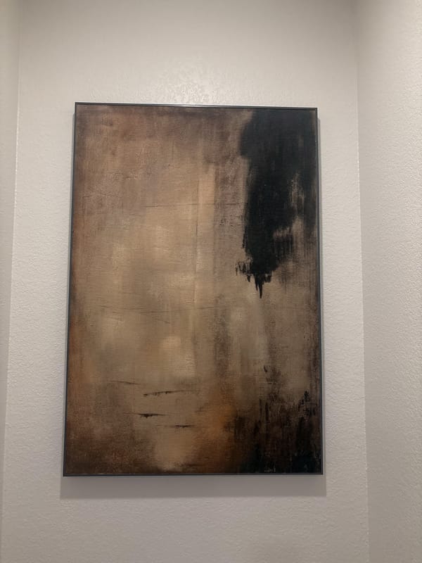 Customer photo review of Wabi Sabi Abstract Wall Art #WT016