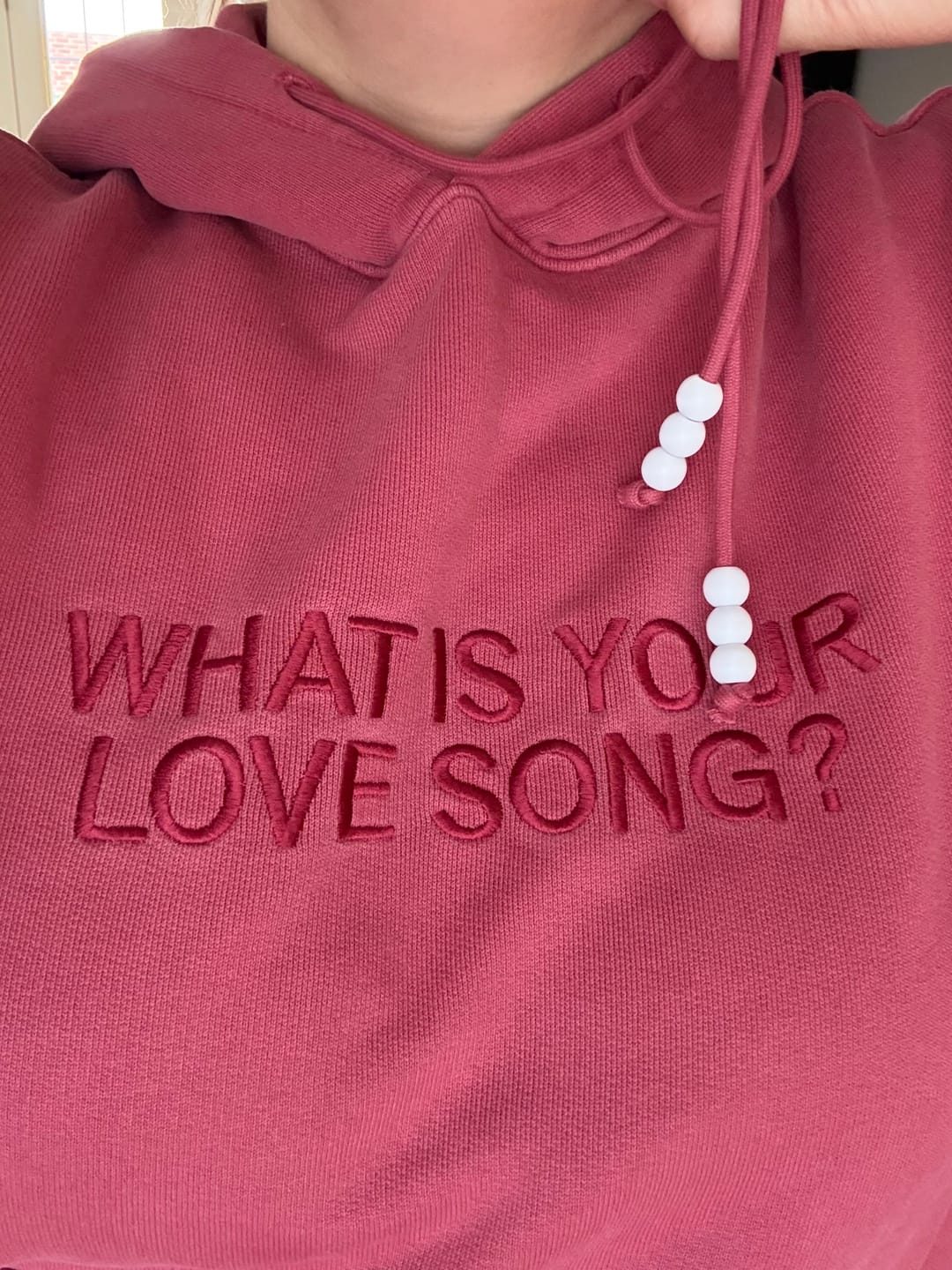 Customer photo review of BTS - ARIRANG OFFICIAL MD HOODIE RED