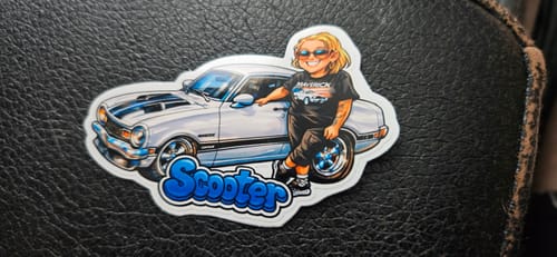 Customer photo review of Print Custom Stickers