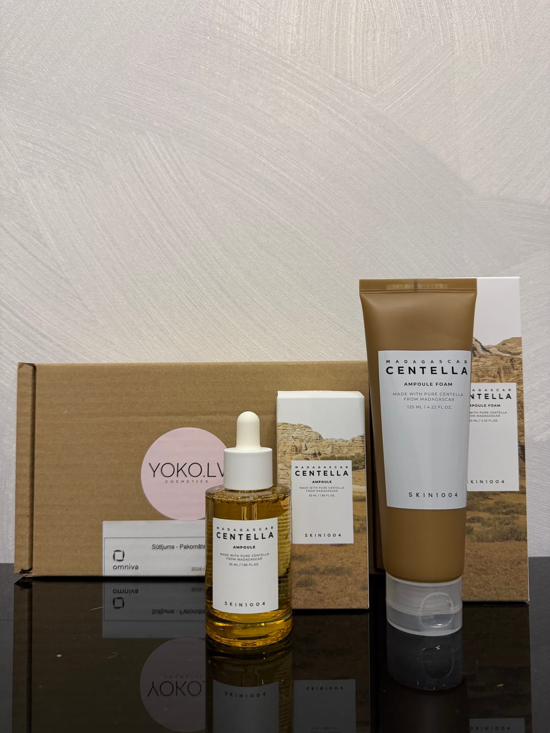 Customer photo review of Ampula ar azijas centellas ekstraktu SKIN1004 Madagascar Centella Ampoule