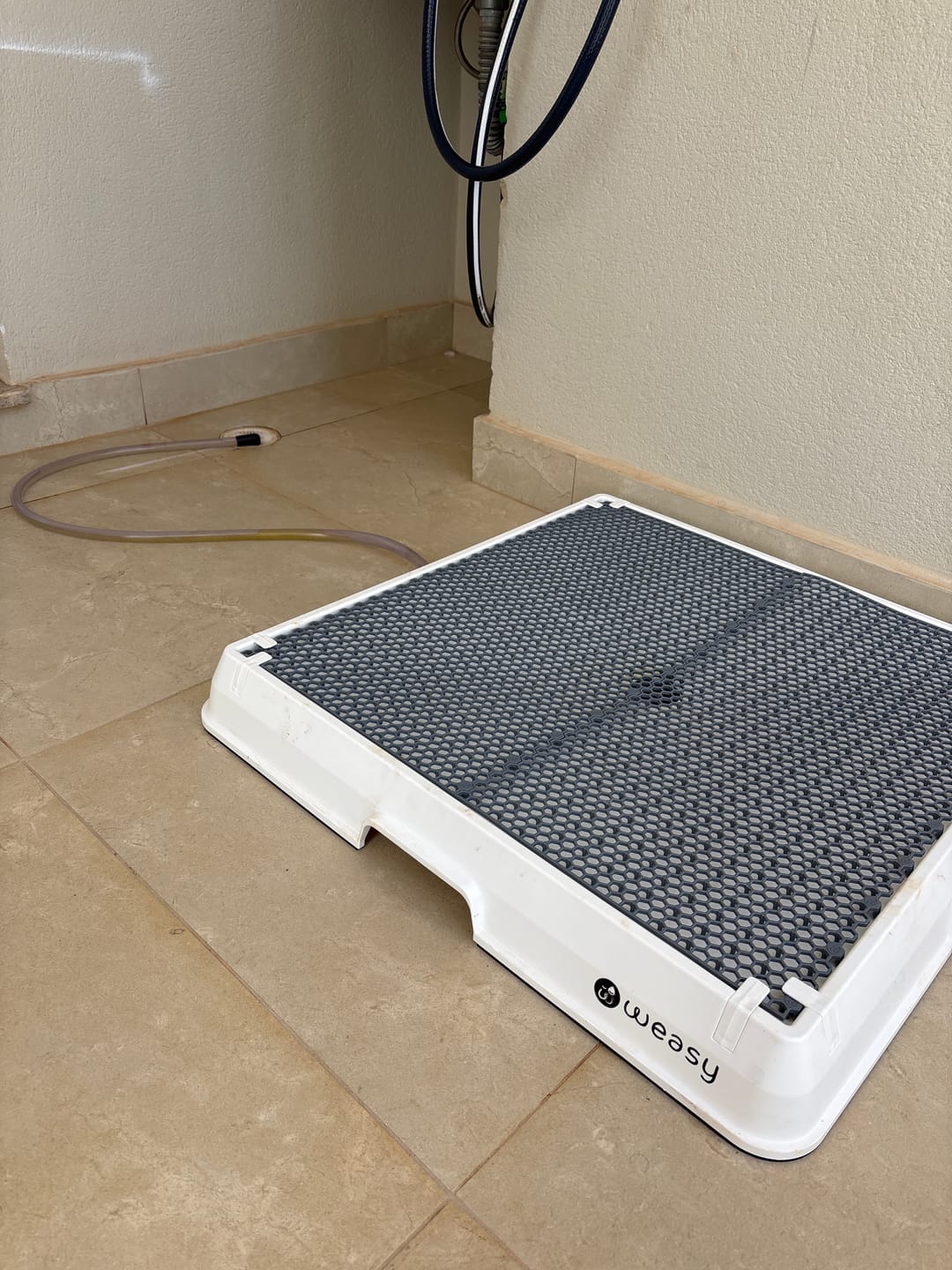 Customer photo review of Weasy Cão | Banheiro inteligente para cachorro