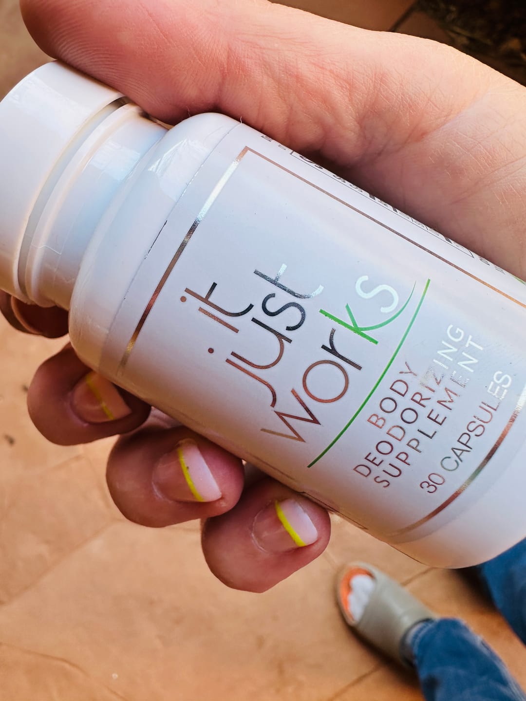 Customer photo review of Body Deodorizing Supplement by It Just Works