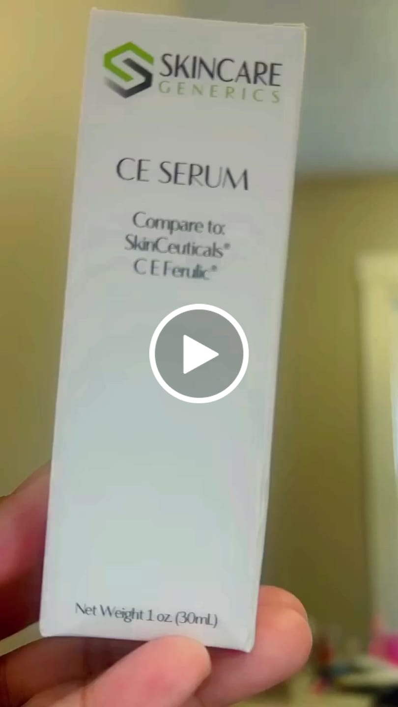 Customer video review of CE SERUM | COMPLEXION BRIGHTENING