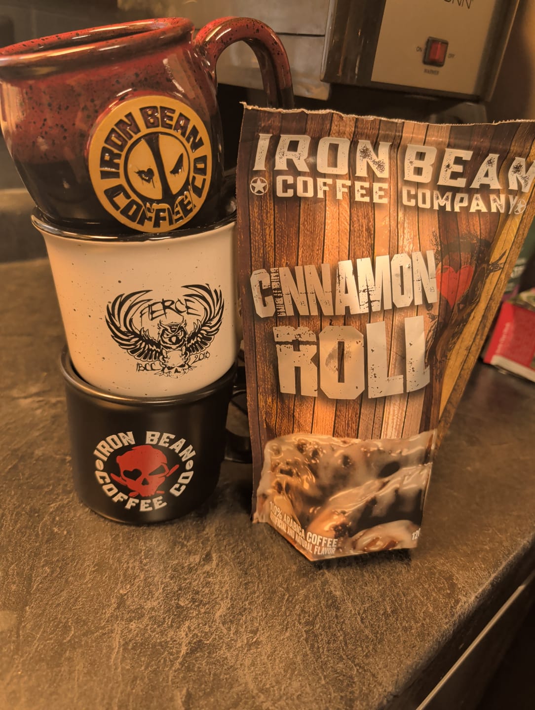 Customer photo review of Cinnamon Roll Coffee