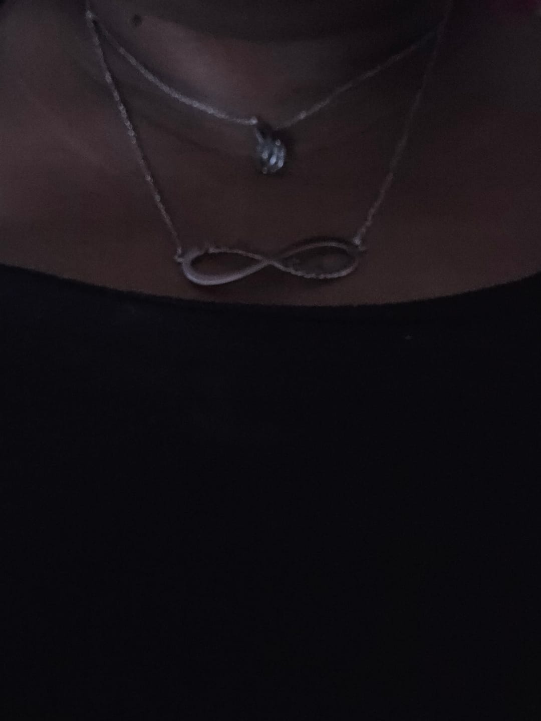 Customer photo review of Infinity Pendant Name Necklace