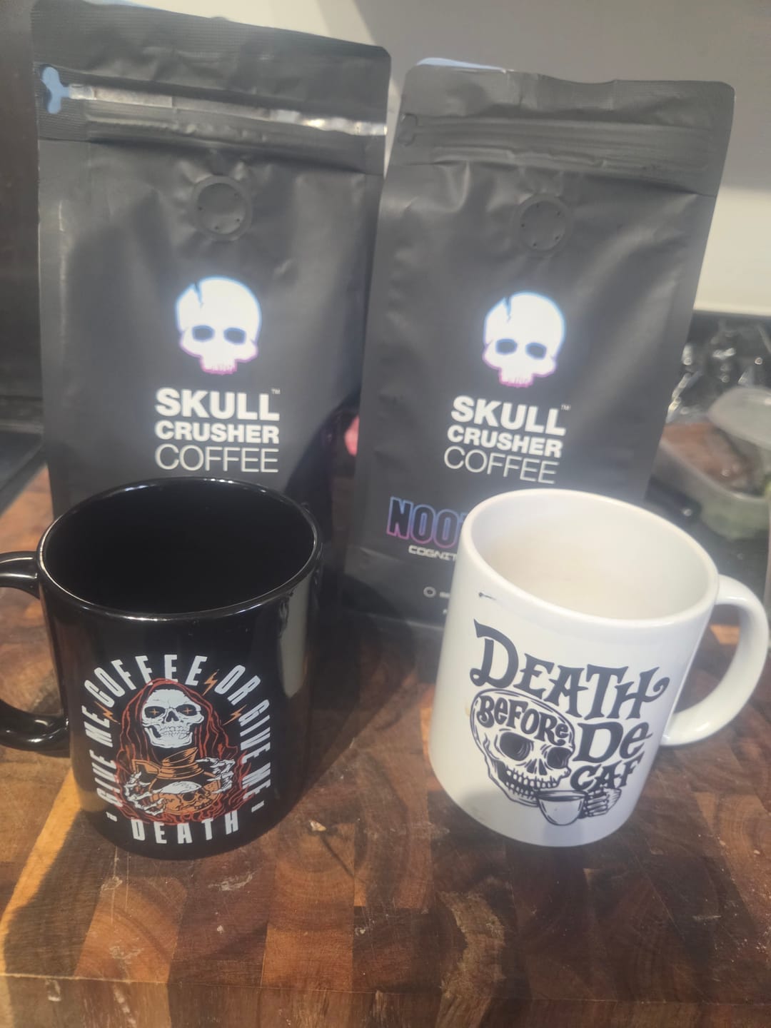 Customer photo review of Skull Crusher Coffee - Nootropic