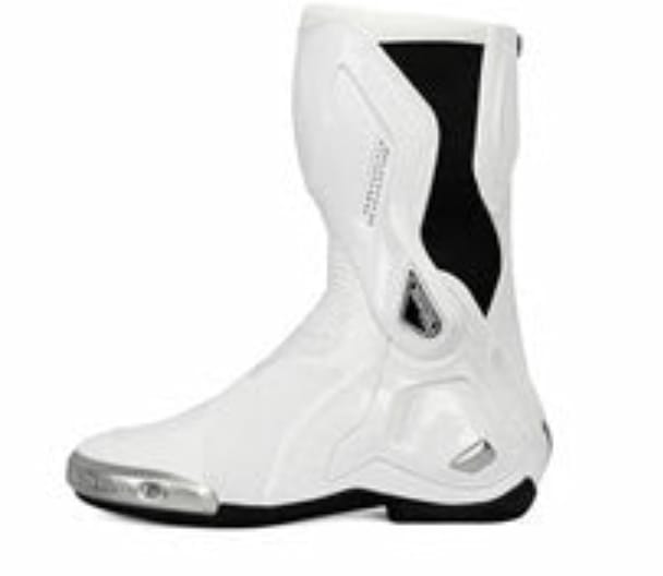 Customer photo review of Motorcycle Riding Boots White