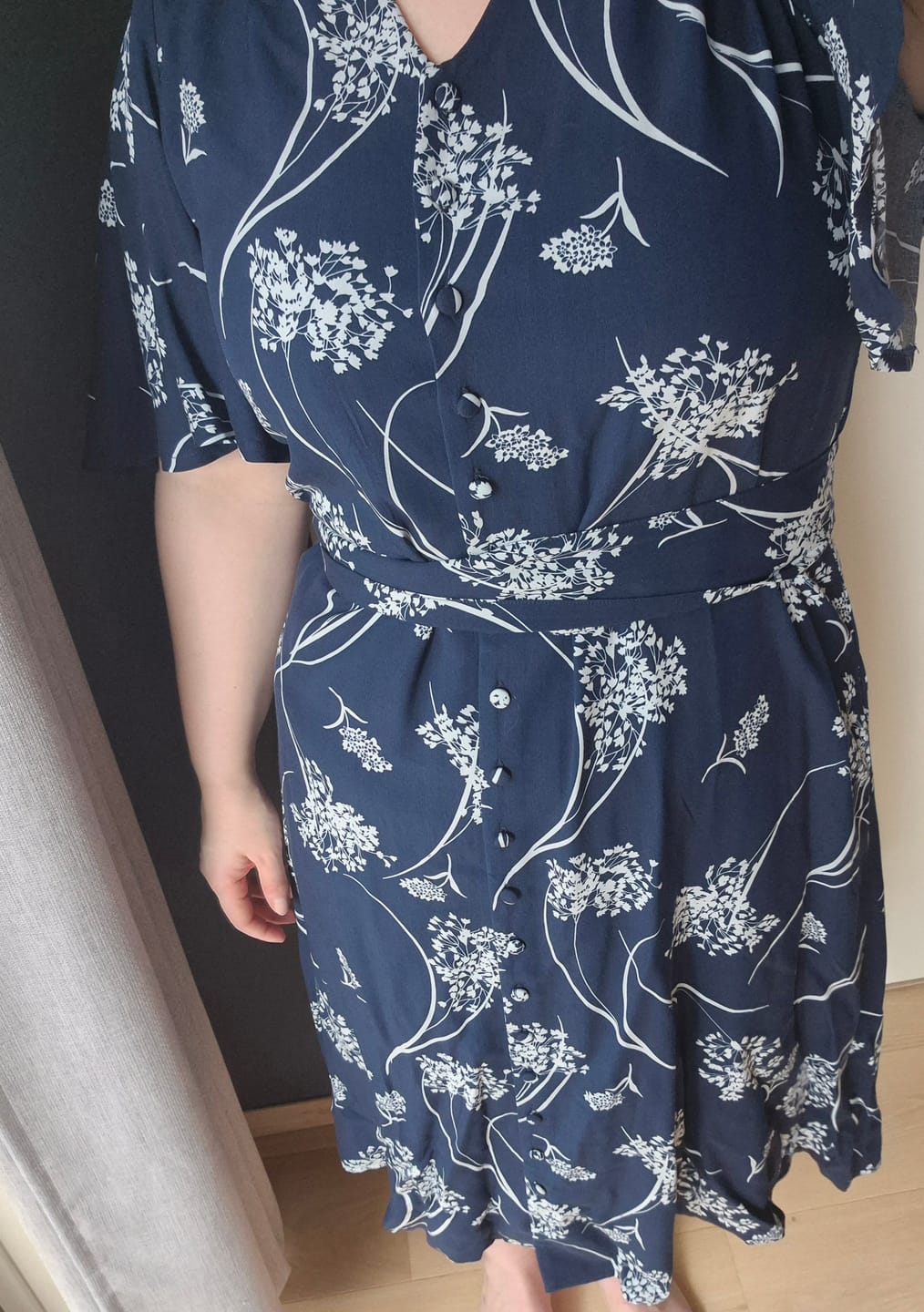 Customer photo review of Monika dress - kort kjole - Blue dream