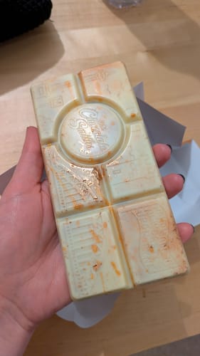 Customer photo review of Crème Brulee Bar 145g