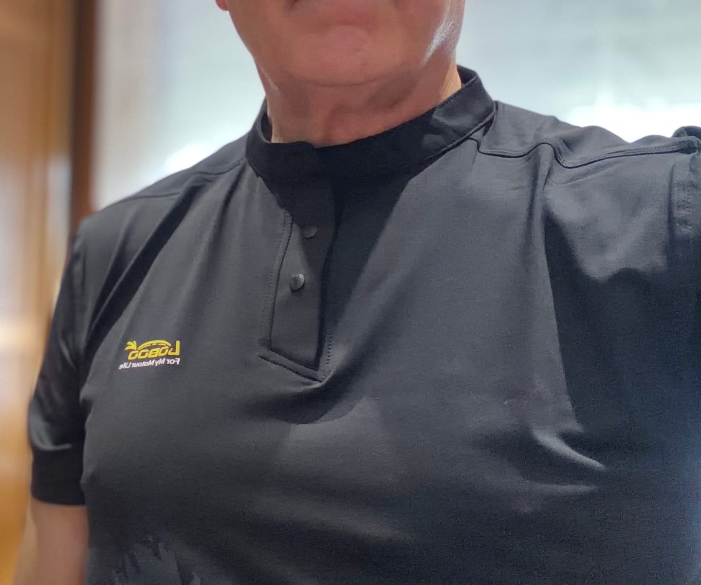 Customer photo review of LOBOO RXT10 Cool-Max Riding T-Shirt | Moisture-Wicking Base Layer with Silver-Ion Antibacterial