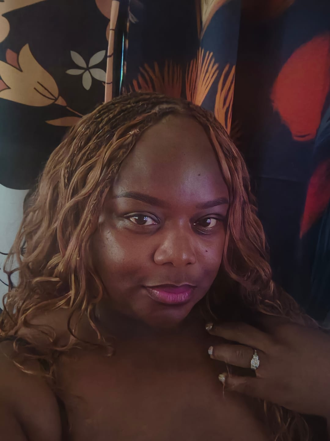 Customer photo review of #4/#30 Mix Color Blend Body Wave Bulk Human Braiding Hair