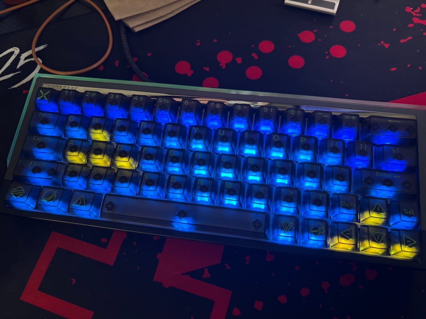 Customer photo review of X60Future Magnetic Switch Keyboard - Your Greatest Gaming Weapon