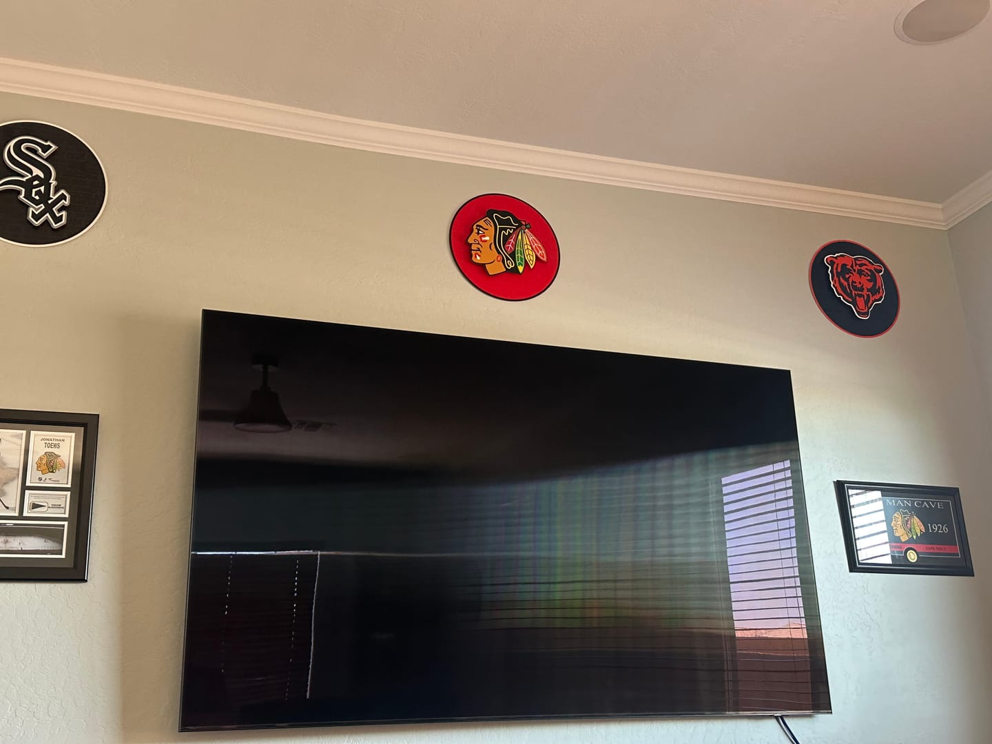 Customer photo review of Chicago Bears CRAFT SERIES 3D Embossed Metal Wall Art