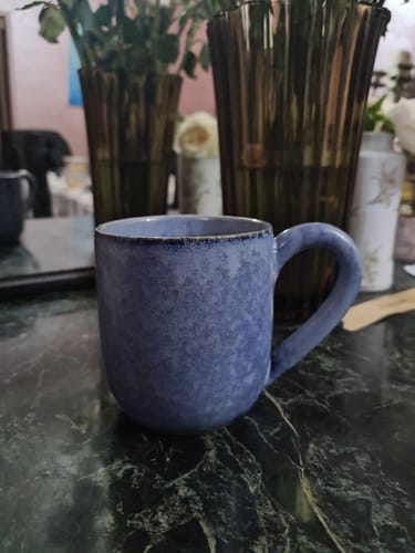 Customer photo review of Earthy Cylinder Mugs