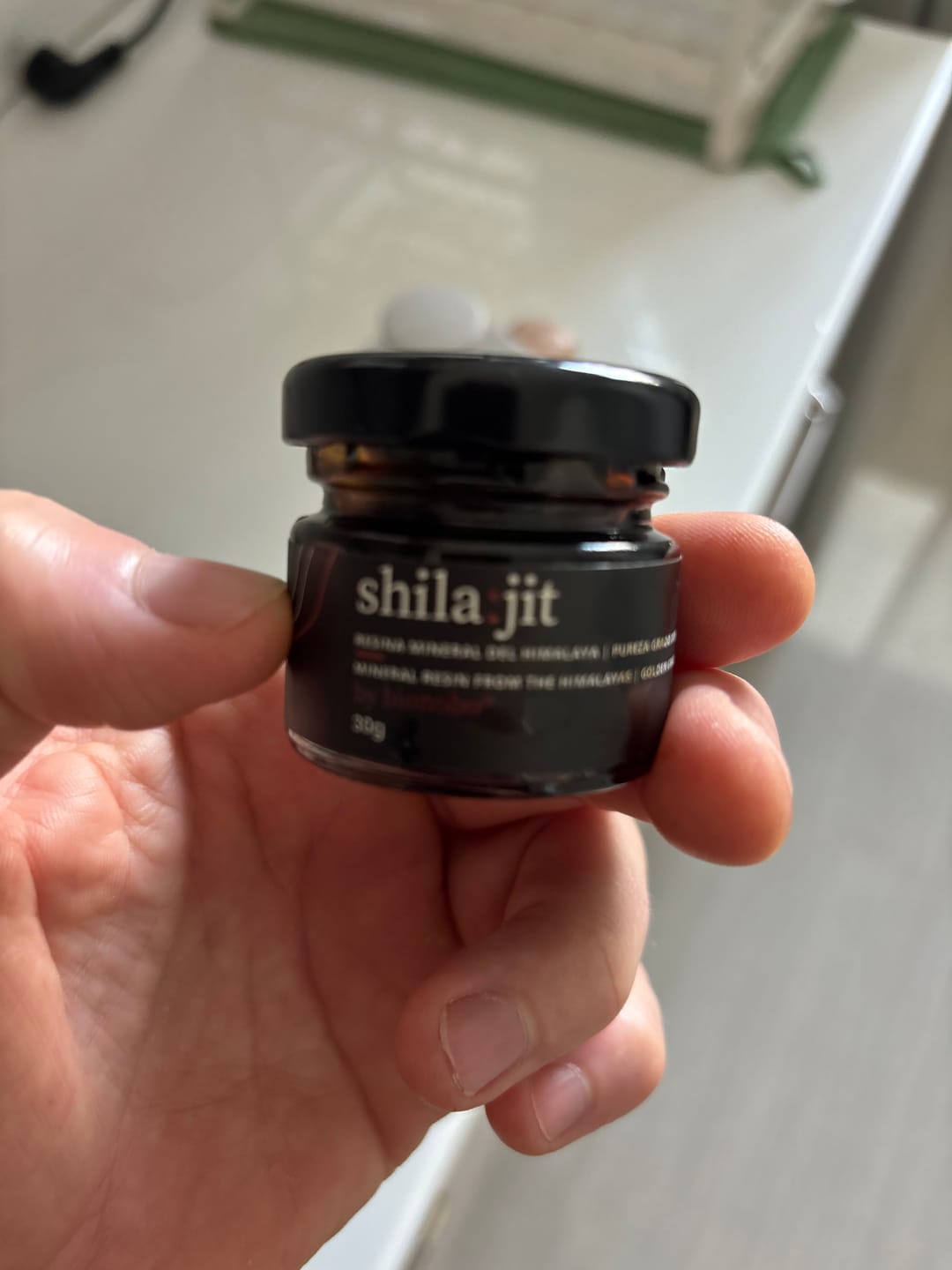 Customer photo review of Shilajit Dorado | Crudo y secado al sol +5000m | 30g | 150+ Dosis diarias