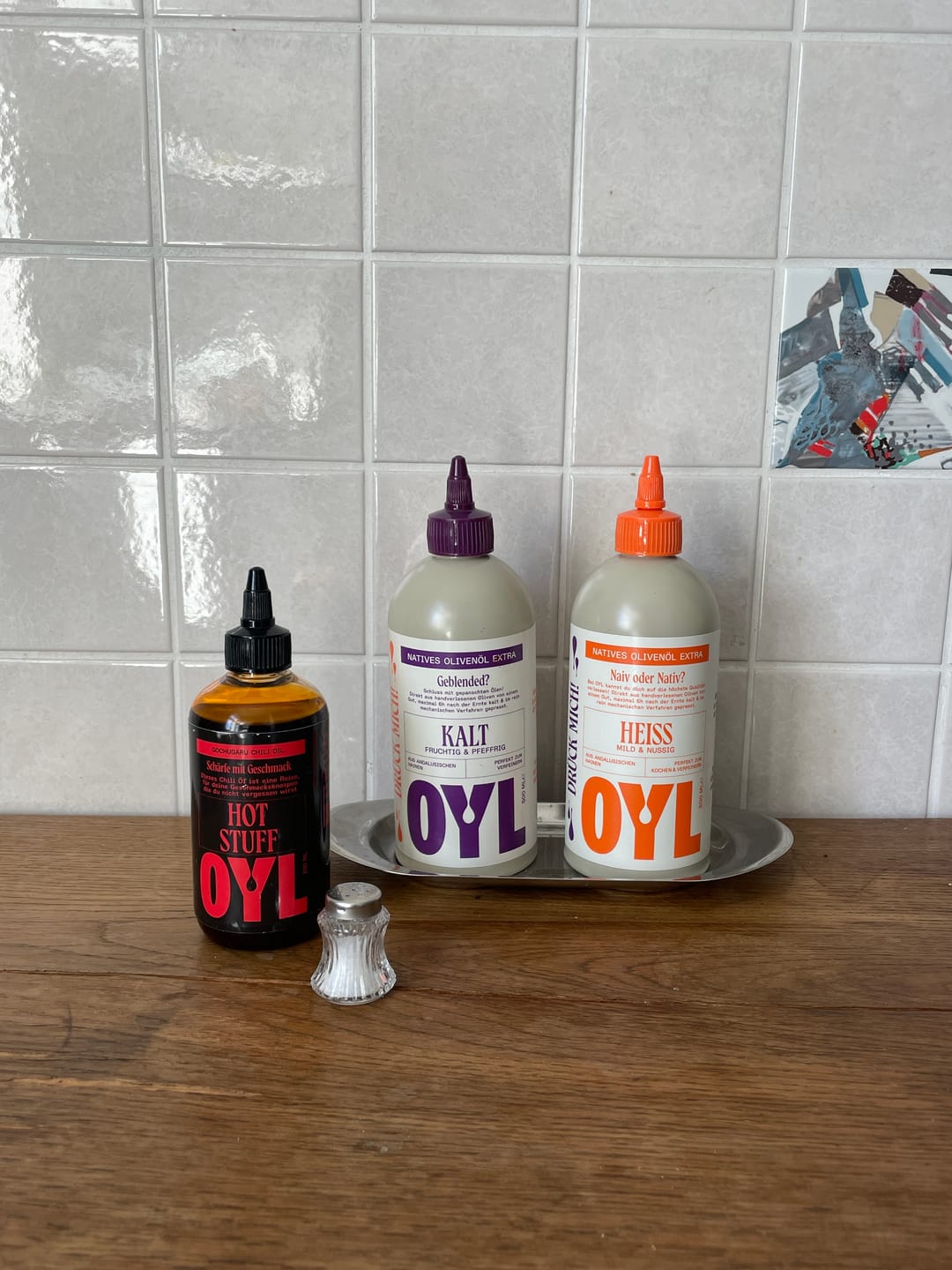 Customer photo review of OYL Olivenöl Trio - HEISS & KALT & HOT STUFF