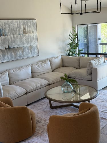 Customer photo review of Selene Washable Area Rug - Beige/White