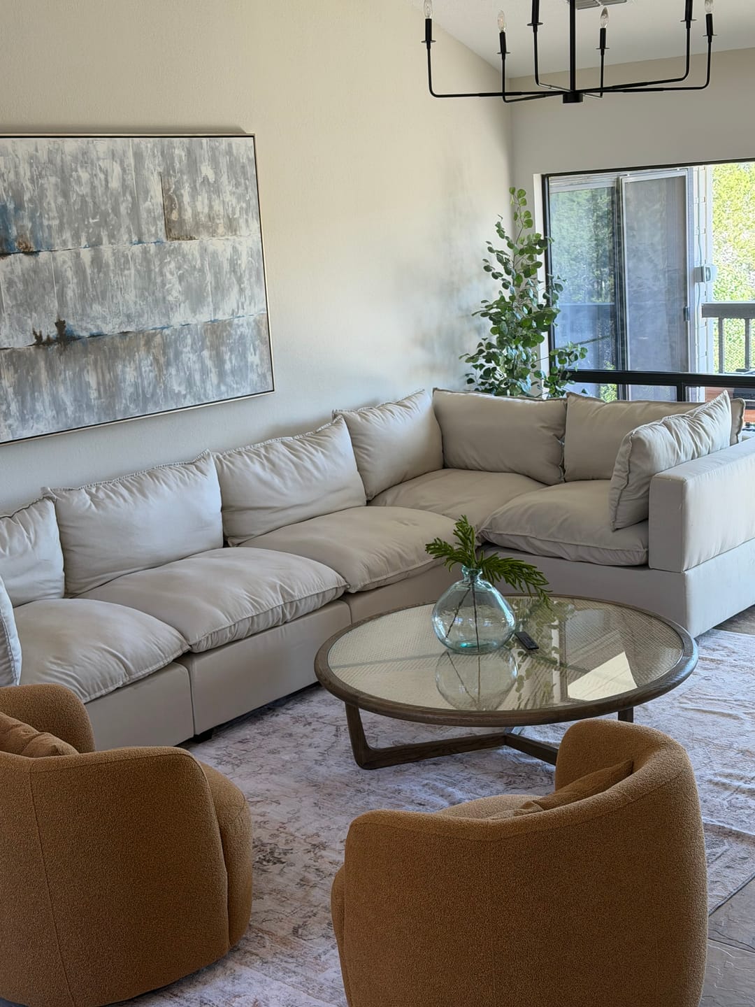 Customer photo review of Selene Washable Area Rug - Beige/White