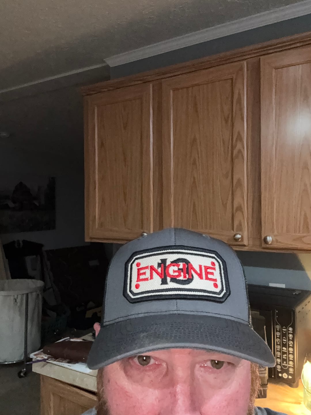 Customer photo review of SNAPBACK HOSE HAT WITH CUSTOM BACK OF HAT