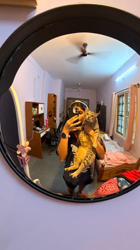 Customer photo review of AESTHETIC TRAFFIC MIRROR (PRE-ORDER)