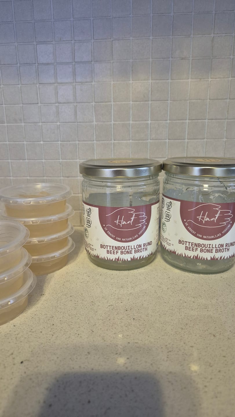 Customer photo review of Bottenbouillon - Rund - Bone Broth - Halal - Collageen - 400mL