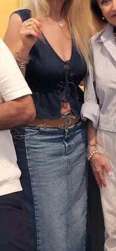 Customer photo review of CC Belt 5.0CM Leopard Print Leather Buckle 180973