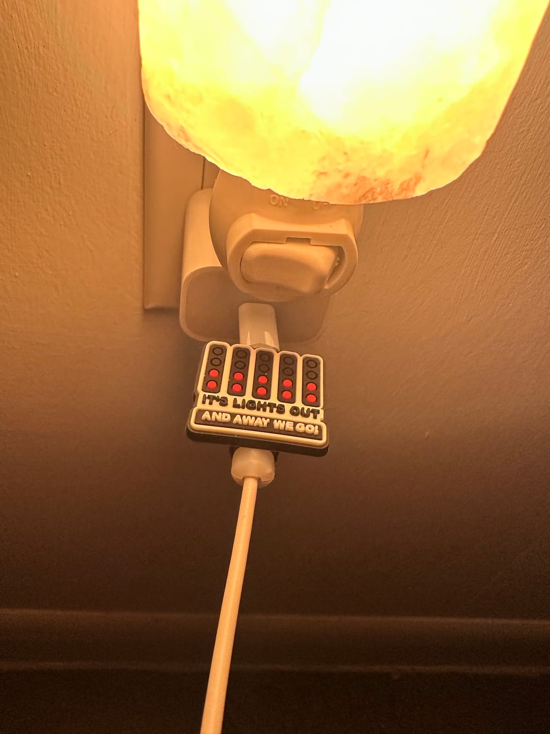 Customer photo review of Limited Edition Lights Out Powercord Buddy