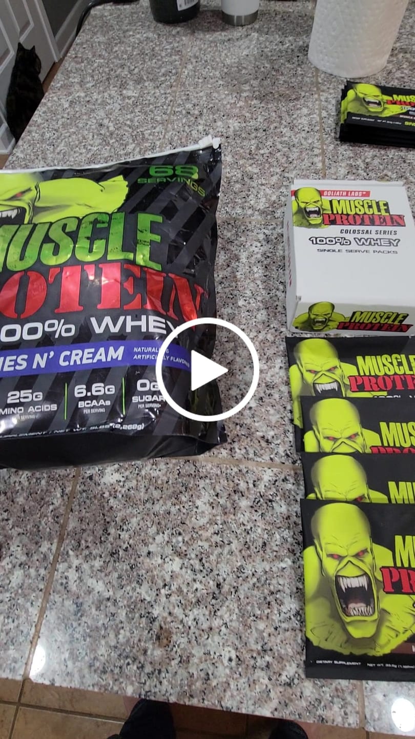 Customer video review of Whey Protein Powder Travel Single Serving
