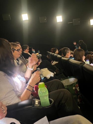 Customer photo review of KNITTING & CROCHET MOVIE NIGHT - VERONA - MARCH 29TH