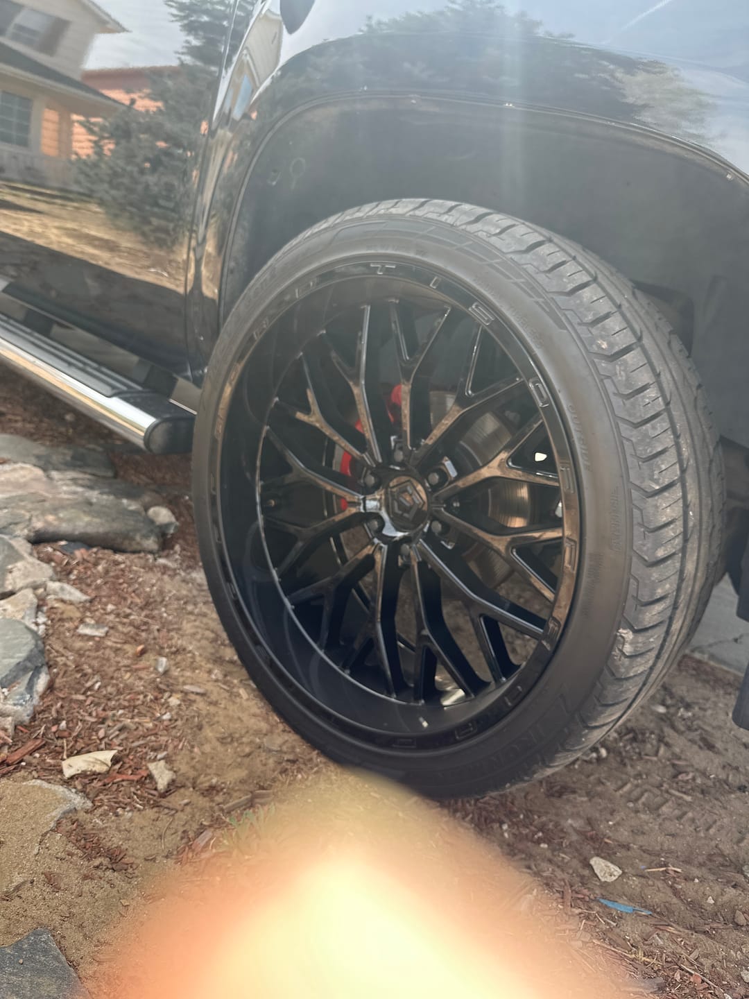 Customer photo review of Spiked Valve Stem Caps