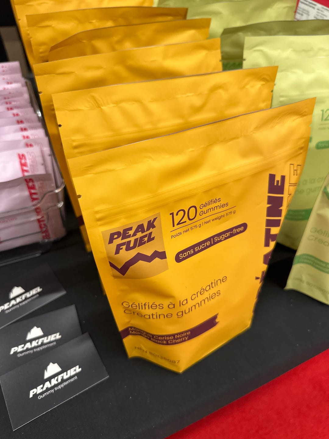 Customer photo review of Gummies à la Créatine - Mangue Cerise Noire