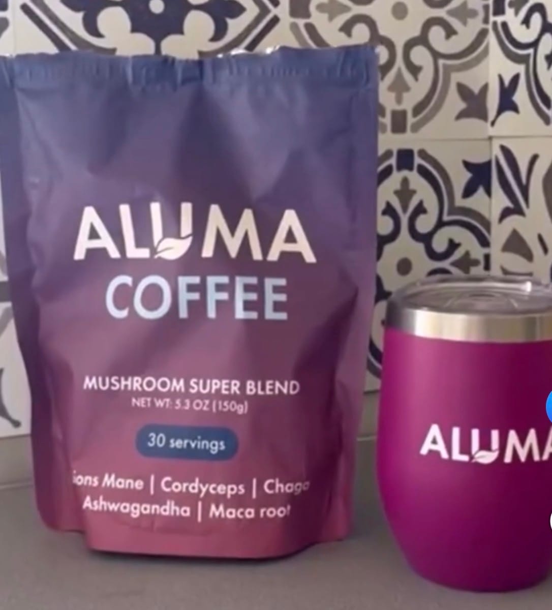 Customer photo review of ALUMA Houbová Káva - Blend pro Energii a Soustředění