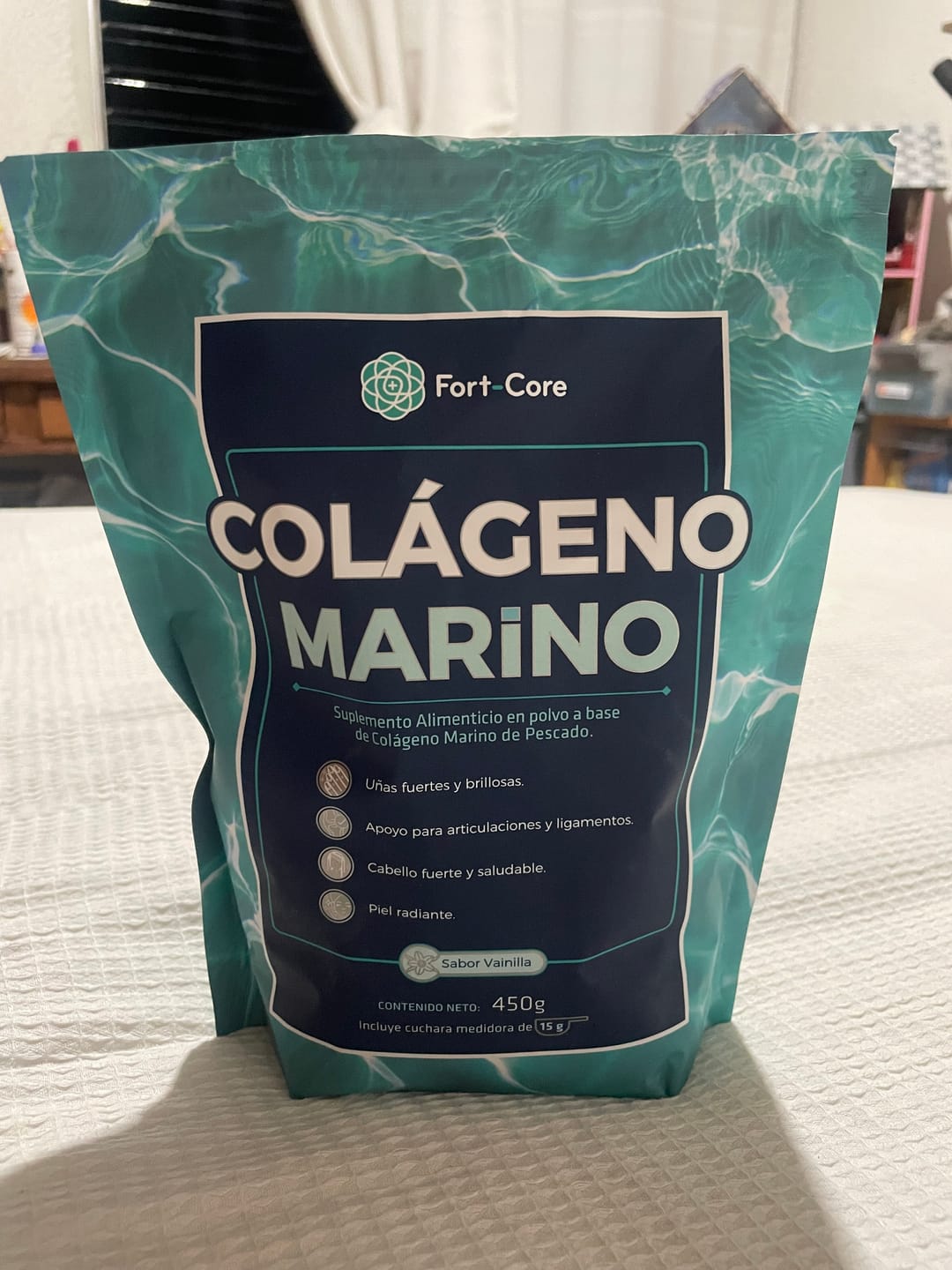 Customer photo review of Colágeno marino Fort Core | 450 g