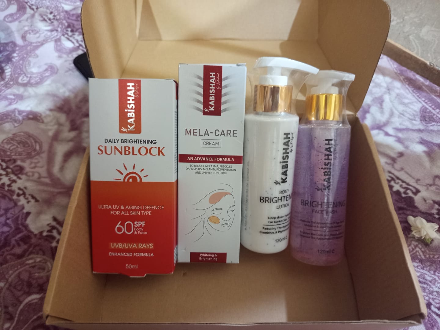 Customer photo review of Special Pigmentation Bundle