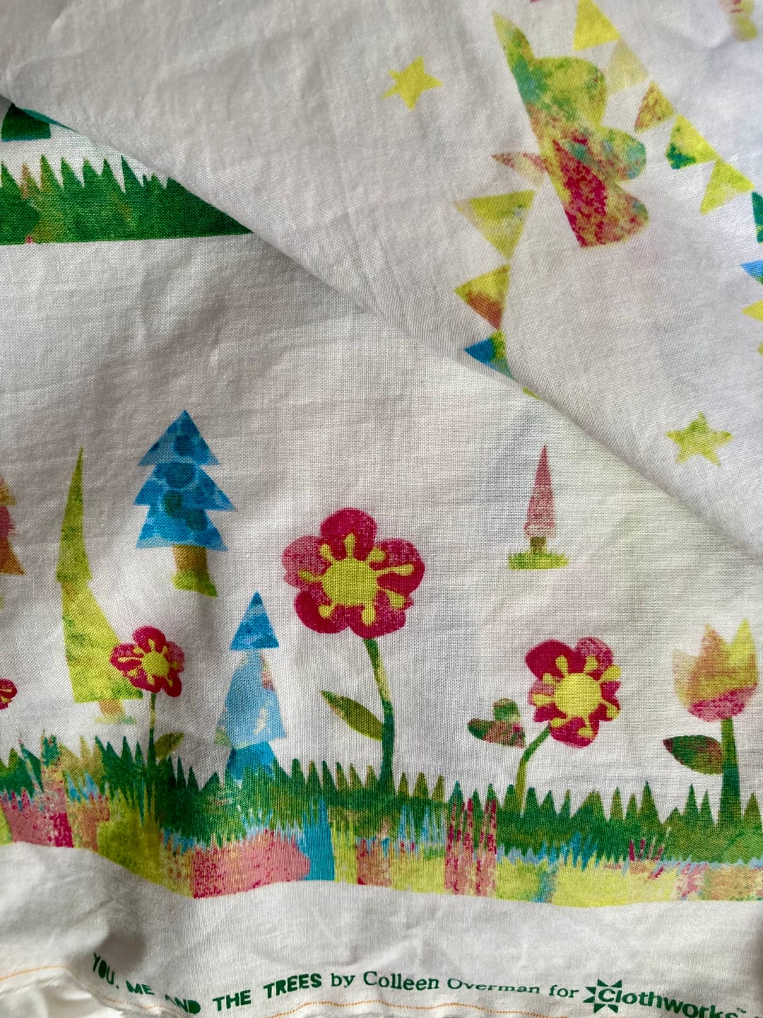 Customer photo review of 62cm Panel Positive Quotes Cotton Fabric