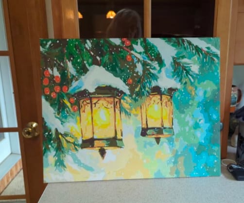 Customer photo review of Winter Lanterns
