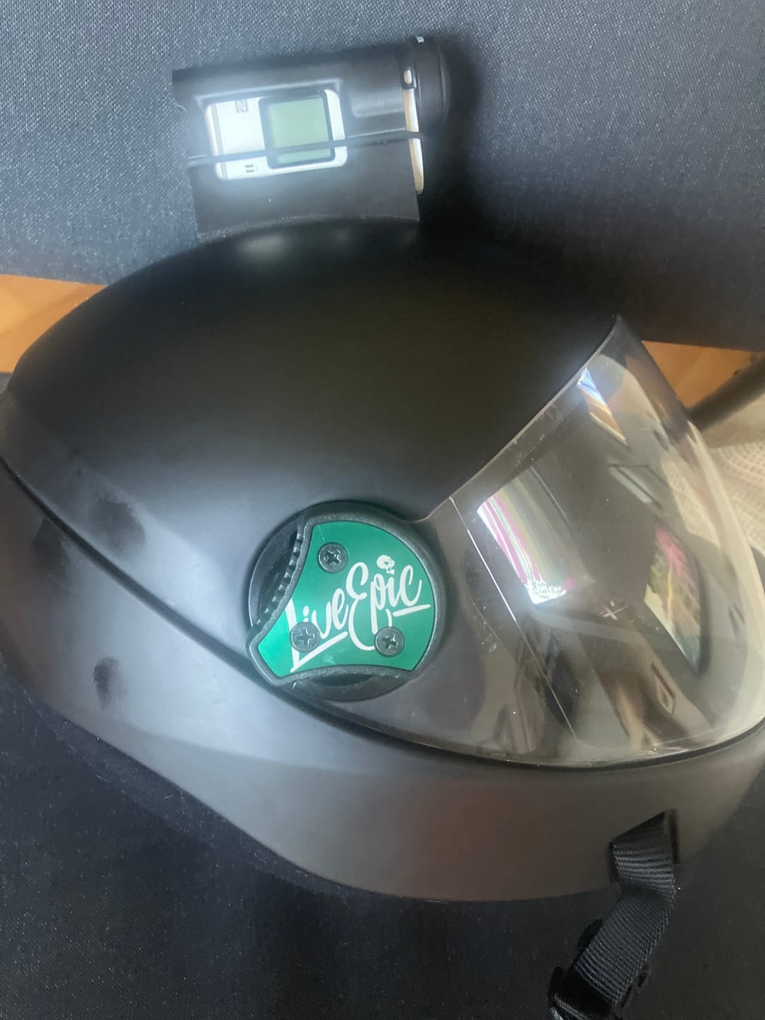 Customer photo review of G3 Live Epic Cookie Helmet Aluminum Side Plates