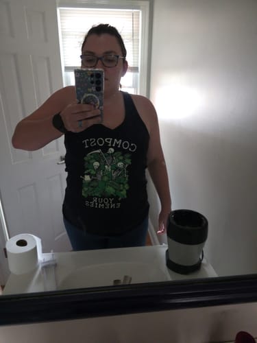 Customer photo review of Compost Your Enemies Skeleton Tank
