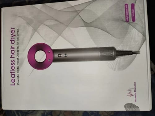 Customer photo review of Secador de pelo profesional con cabezales imantados