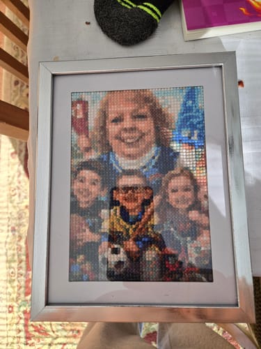 Customer photo review of Diamond Painting - Custom Photo